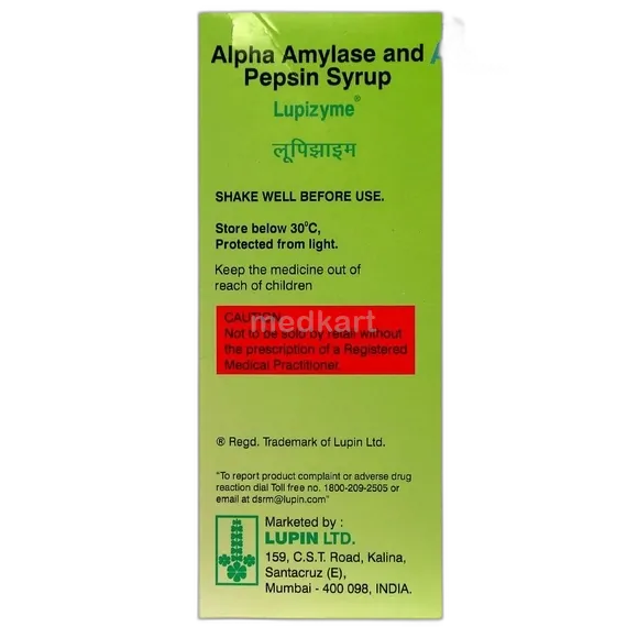 lupizyme syrup 200 ml